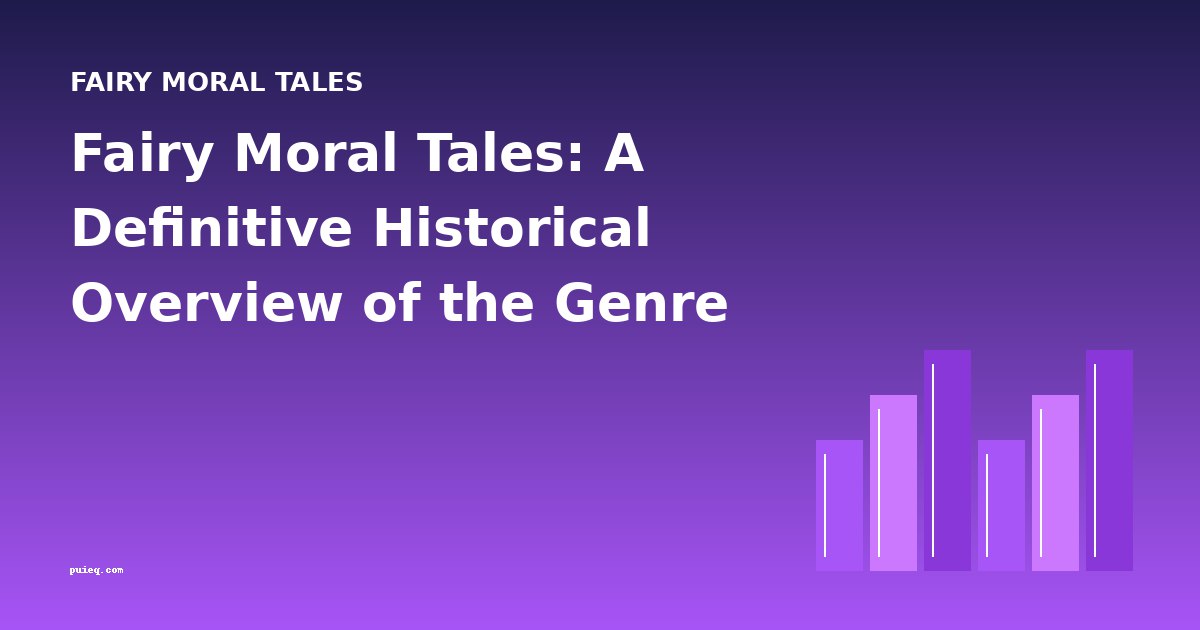 Fairy Moral Tales: A Definitive Historical Overview of the Genre