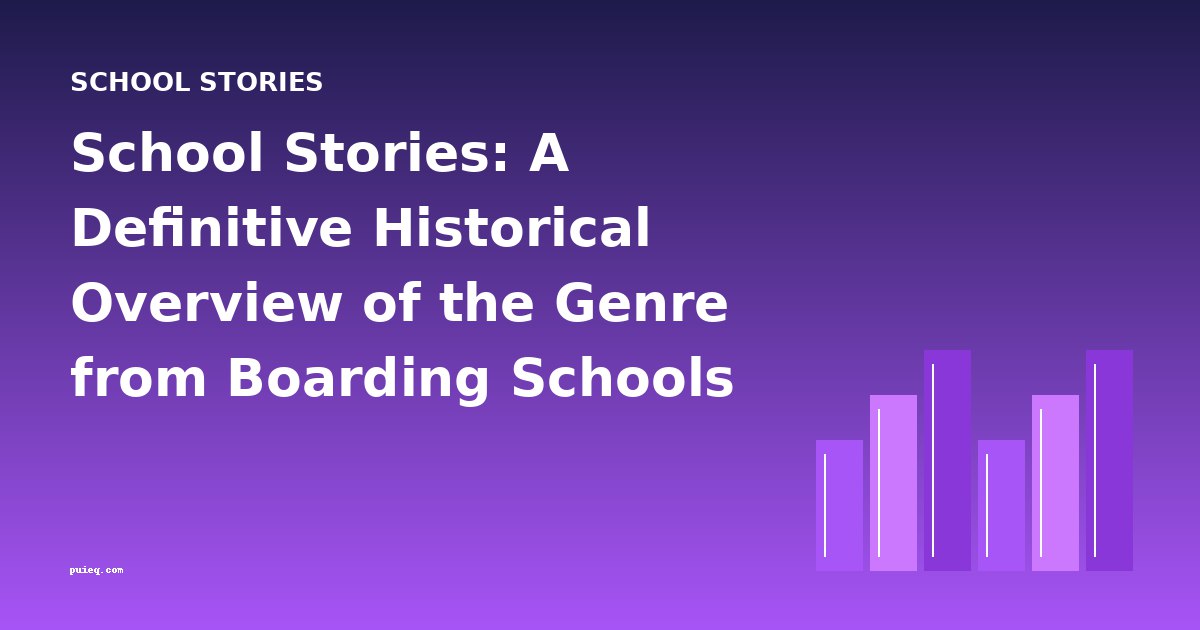 School Stories: A Definitive Historical Overview of the Genre from Boarding Schools to Adventure