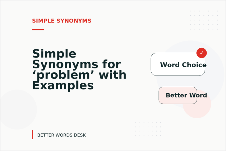 Simple Synonyms for ‘problem’ with Examples Simple Synonyms for ‘problem’ with Examples