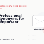 Professional Synonyms for ‘important’
