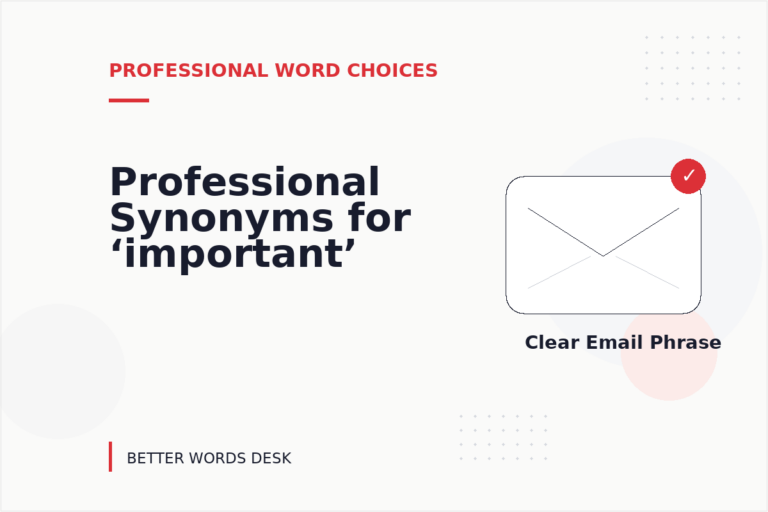 Professional Synonyms for ‘important’ Professional Synonyms for ‘important’