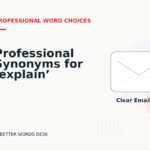 Professional Synonyms for ‘explain’