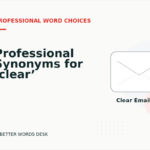 Professional Synonyms for ‘clear’