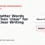 Better Words Than ‘clear’ for Clear Writing