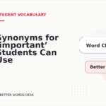 Synonyms for ‘important’ Students Can Use