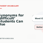 Synonyms for ‘difficult’ Students Can Use