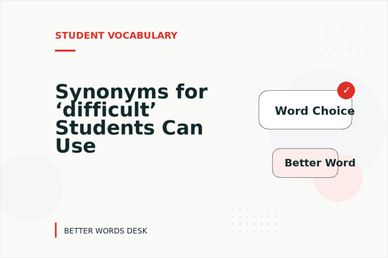 Synonyms for ‘difficult’ Students Can Use Synonyms for ‘difficult’ Students Can Use