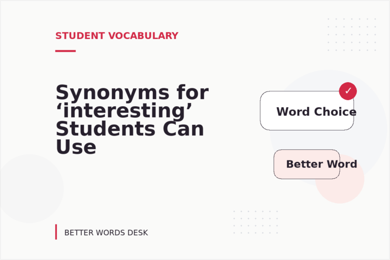 Synonyms for ‘interesting’ Students Can Use Synonyms for ‘interesting’ Students Can Use