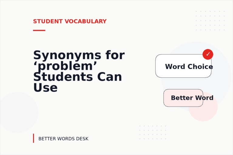 Synonyms for ‘problem’ Students Can Use Synonyms for ‘problem’ Students Can Use