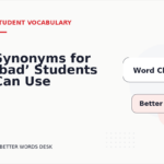 Synonyms for ‘bad’ Students Can Use