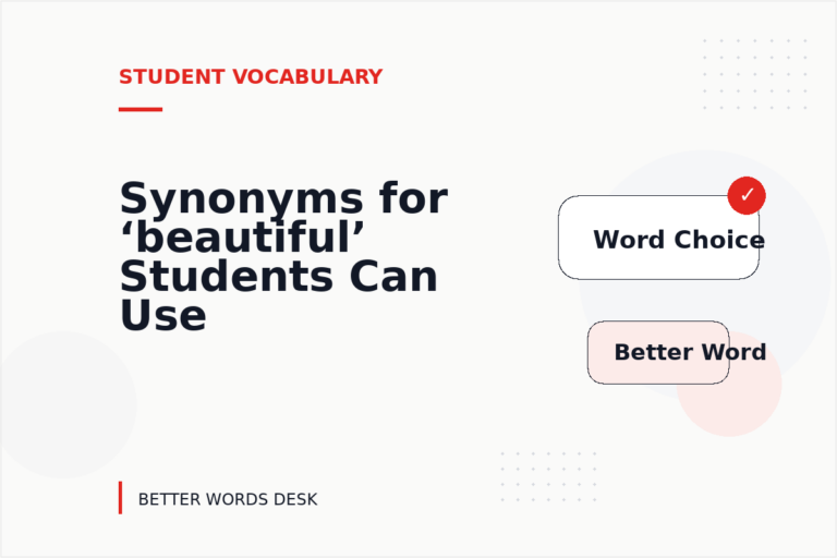 Synonyms for ‘beautiful’ Students Can Use Synonyms for ‘beautiful’ Students Can Use